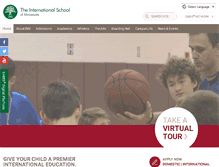 Tablet Screenshot of internationalschoolmn.com
